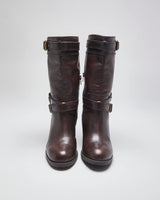 Vintage Y2k 00s Jessica Simpson Leather Boots - UK4