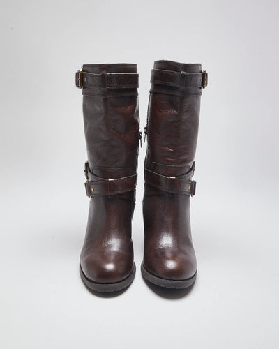 Vintage Y2k 00s Jessica Simpson Leather Boots - UK4