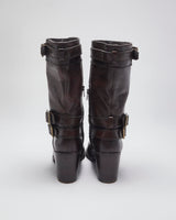 Vintage Y2k 00s Jessica Simpson Leather Boots - UK4