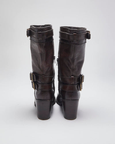 Vintage Y2k 00s Jessica Simpson Leather Boots - UK4