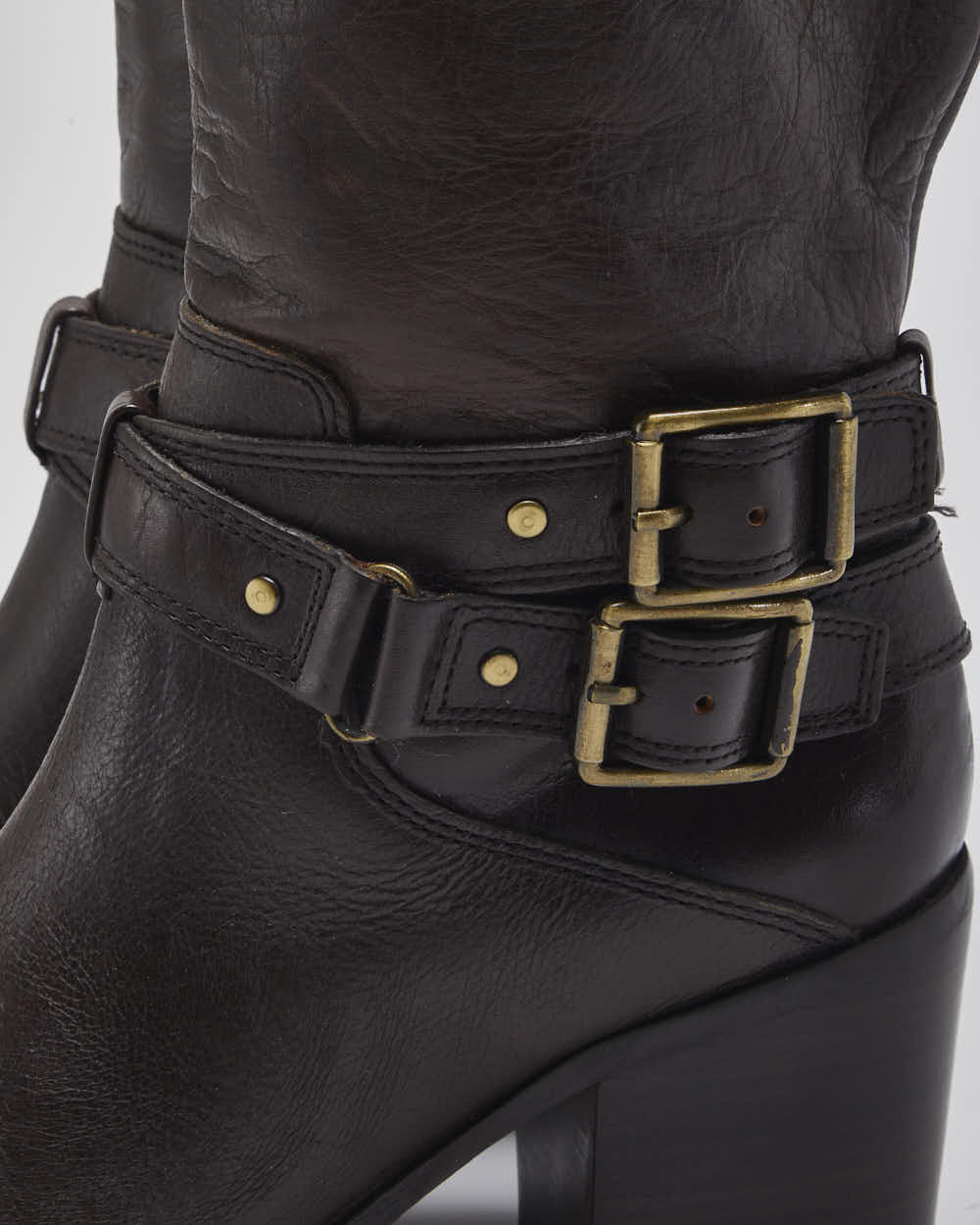 Vintage Y2k 00s Jessica Simpson Leather Boots - UK4