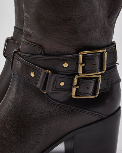 Vintage Y2k 00s Jessica Simpson Leather Boots - UK4