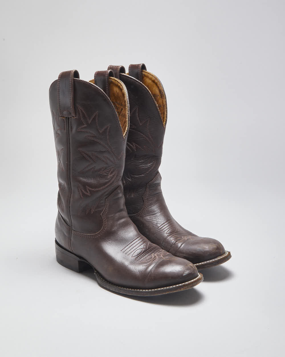 Vintage Biltrite Brown Cowboy Boots - UK6