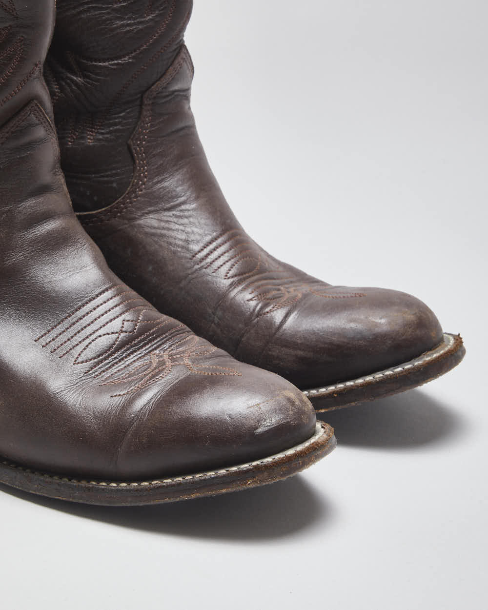 Vintage Biltrite Brown Cowboy Boots - UK6