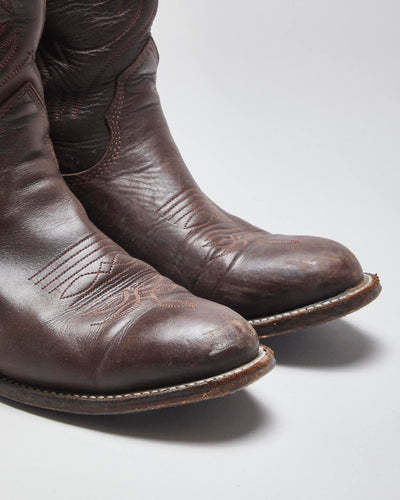 Vintage Biltrite Brown Cowboy Boots - UK6
