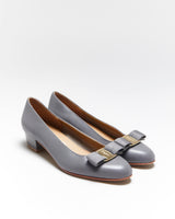 Vintage Salvatore Ferragamo Grey Heels - Uk3