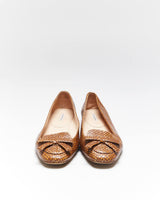 Vintage Georgio Armani Croc Ballet Loafer - UK4.5