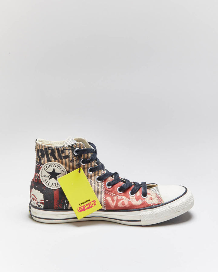 Vintage Converse Sex Pistols Trainers - UK7