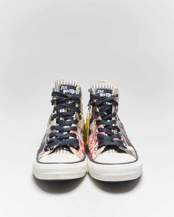 Vintage Converse Sex Pistols Trainers - UK7