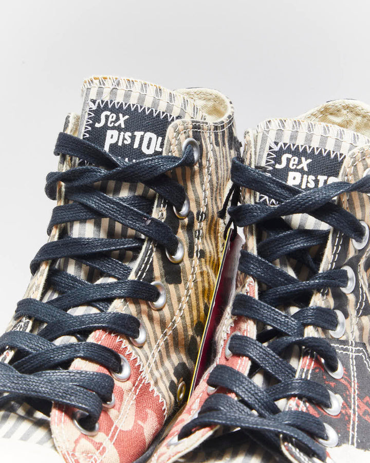 Vintage Converse Sex Pistols Trainers - UK7