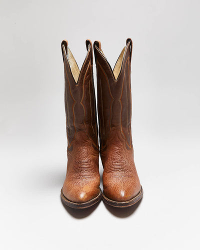 Vintage G.E. Leather Cowboy Boots - UK6