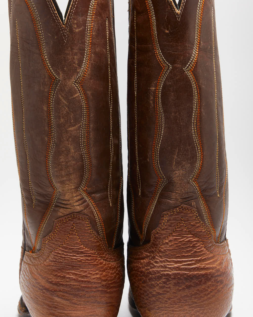 Vintage G.E. Leather Cowboy Boots - UK6