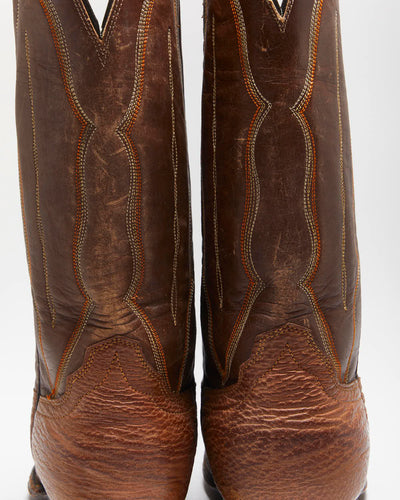 Vintage G.E. Leather Cowboy Boots - UK6