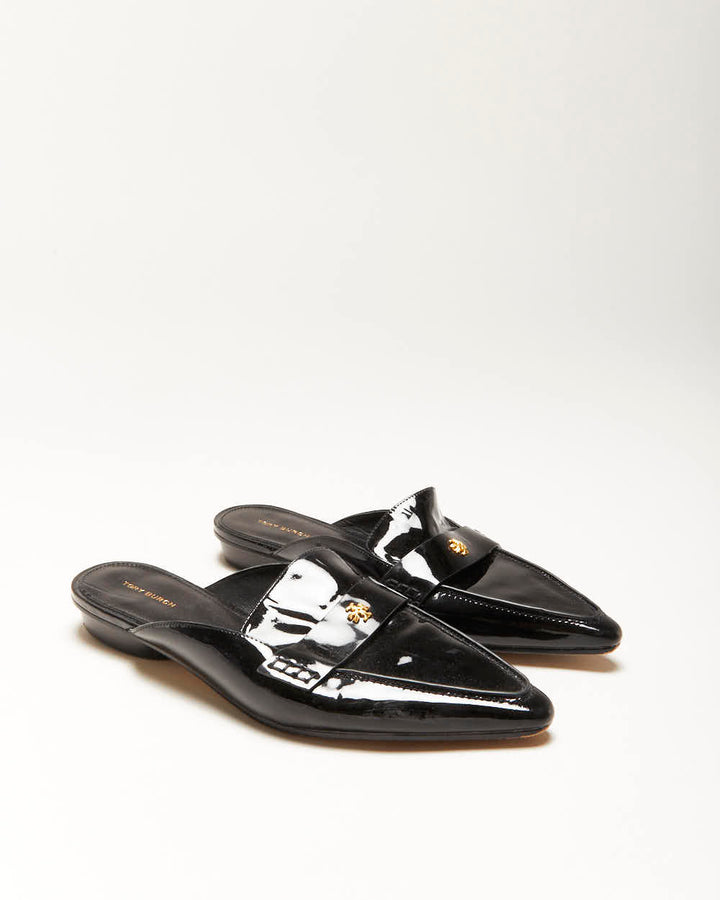 Tory Burch Point Toe Backless Loafers - UK6