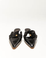 Tory Burch Point Toe Backless Loafers - UK6