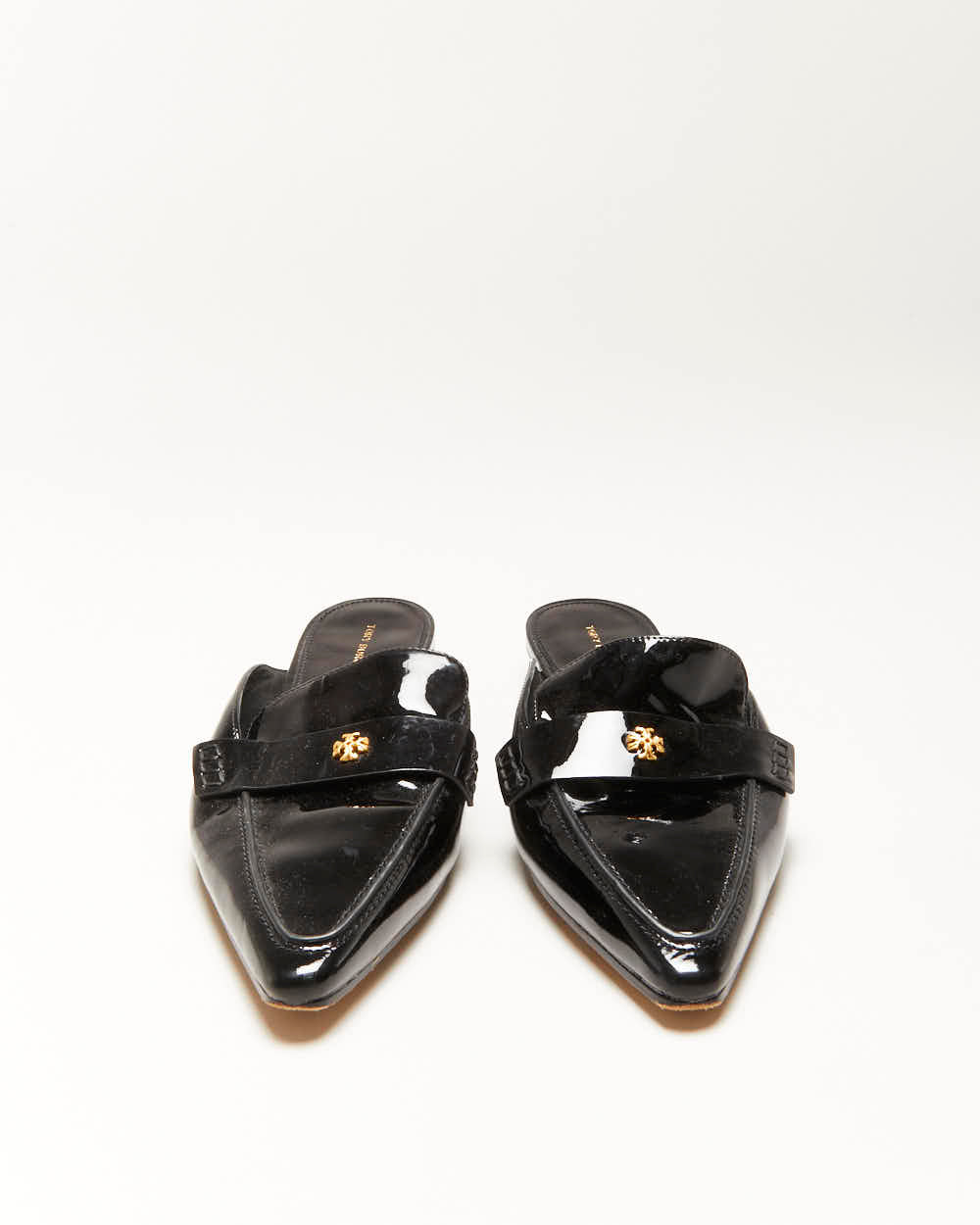 Tory Burch Point Toe Backless Loafers - UK6