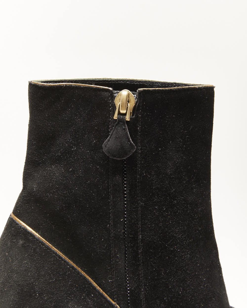 Louis Vuitton Suede Heel Ankle Boots - UK4.5
