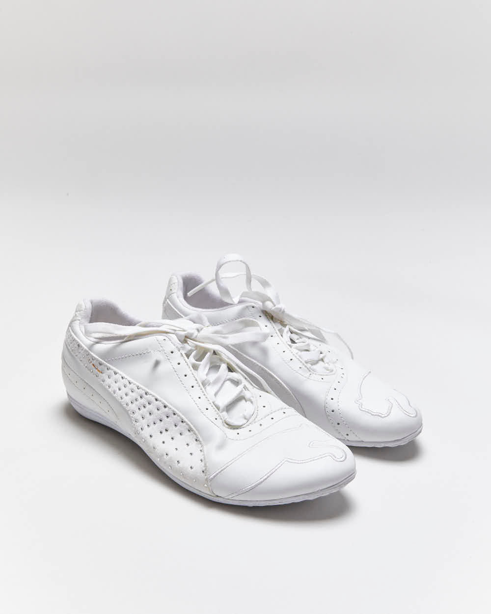 Vintage Y2K Puma Embroidered Logo Speed Cat Trainers - UK 4.5