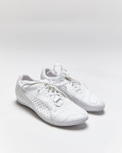 Vintage Y2K Puma Embroidered Logo Speed Cat Trainers - UK 4.5