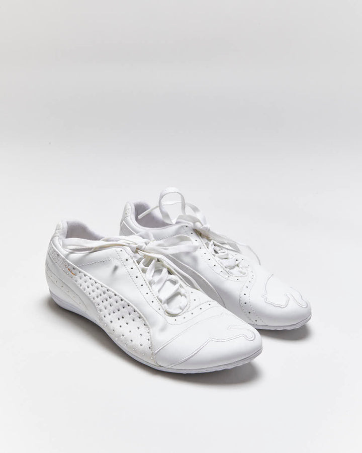Vintage Y2K Puma Embroidered Logo Speed Cat Trainers - UK 4.5