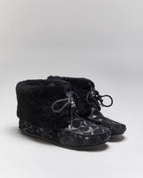 Vintage Y2k 00s Coach Monogram Moccasin Boots - UK5