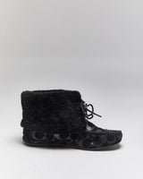 Vintage Y2k 00s Coach Monogram Moccasin Boots - UK5