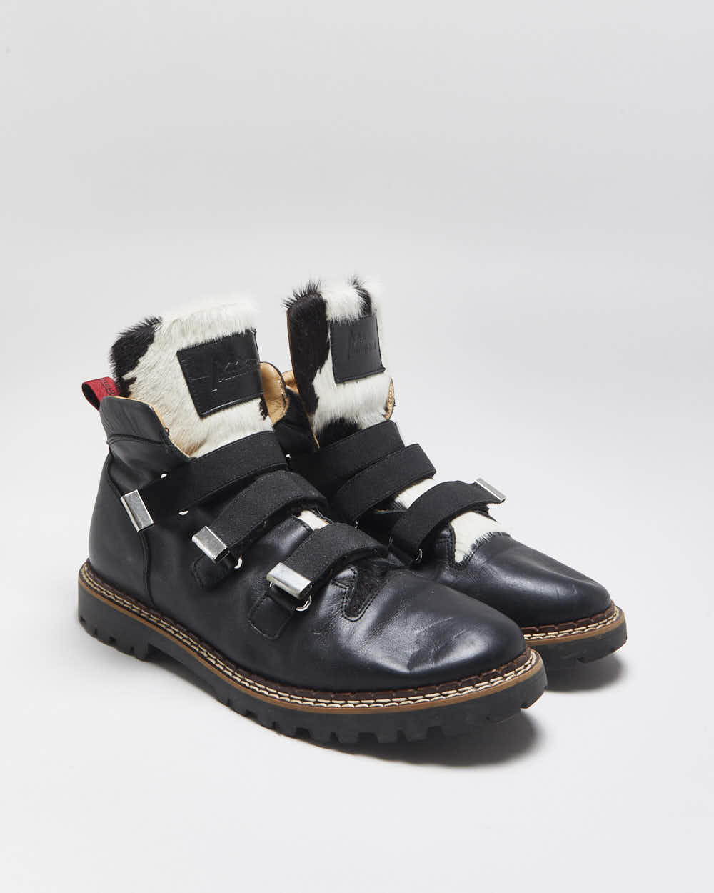 AW2024 Ammann Lavin II Women's Pony Hair Calfskin Velcro Hiking Boots - UK8