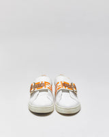 2022 Fendi Signature FF Monogram Strap Buckle Leather Women's Low Top Trainers - UK5.5