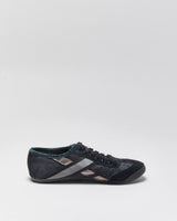 Vintage Coach Yolanda Signature Monogram Canvas Suede Women's Low Top Trainers - UK6.5