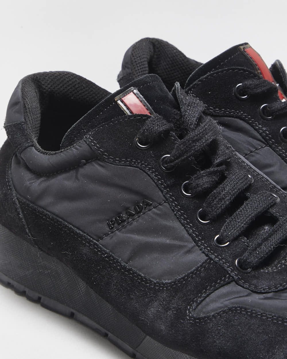 2018 Prada Sport 'Runner' Women's Suede/Nylon Trainers - UK5