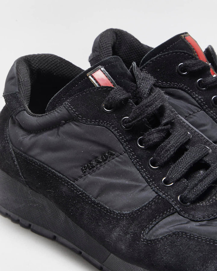 2018 Prada Sport 'Runner' Women's Suede/Nylon Trainers - UK5