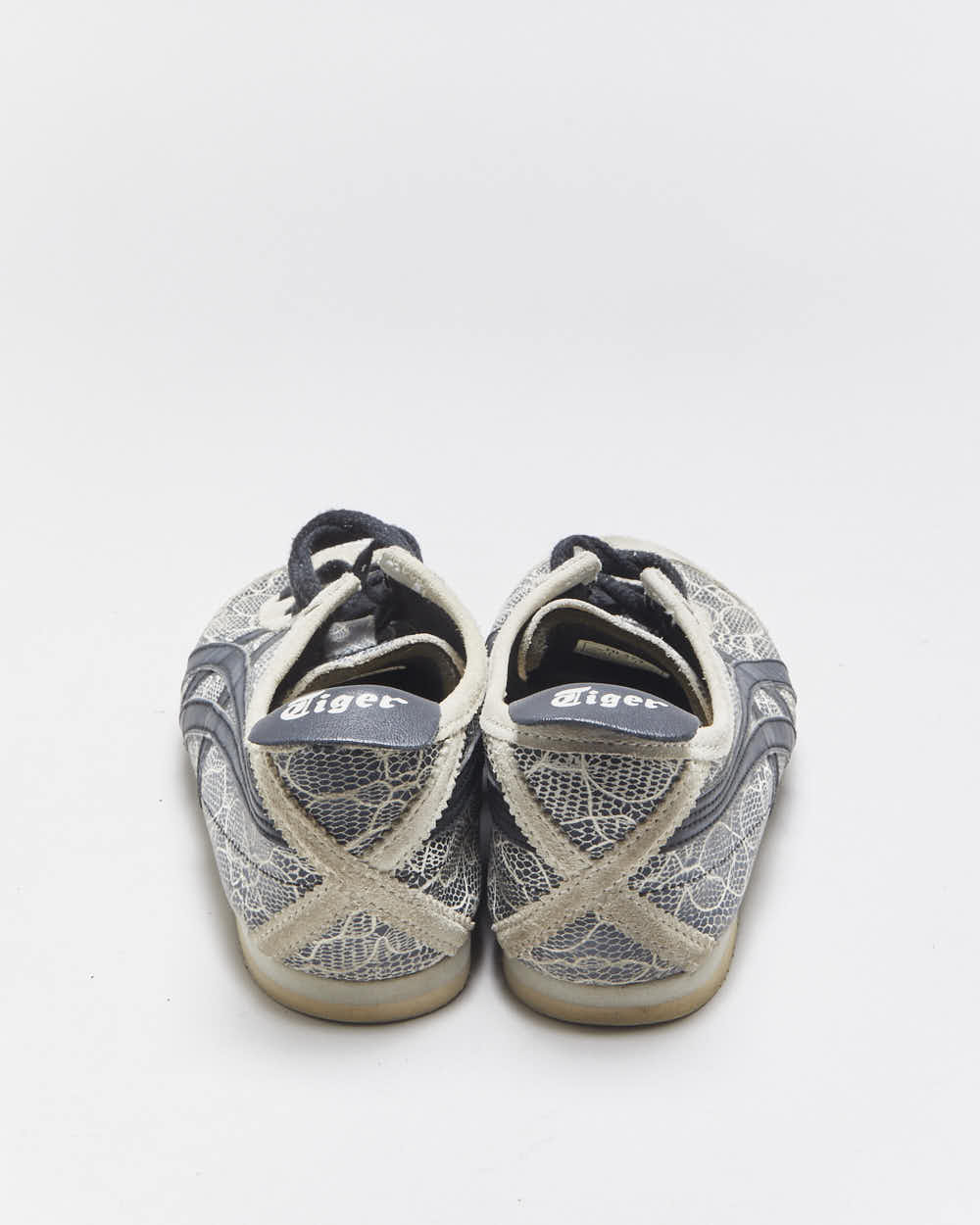 Vintage Onitsuka Tiger Suede/Leather Patterned HL474 Mexico 66 Trainers - UK6