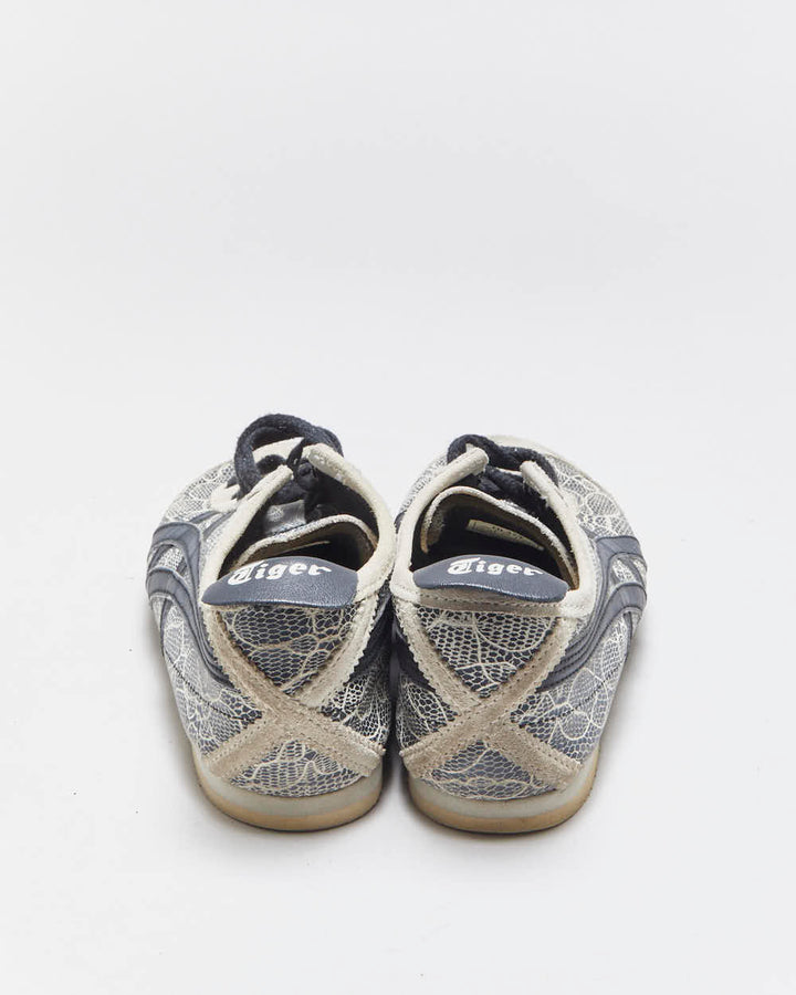 Vintage Onitsuka Tiger Suede/Leather Patterned HL474 Mexico 66 Trainers - UK6