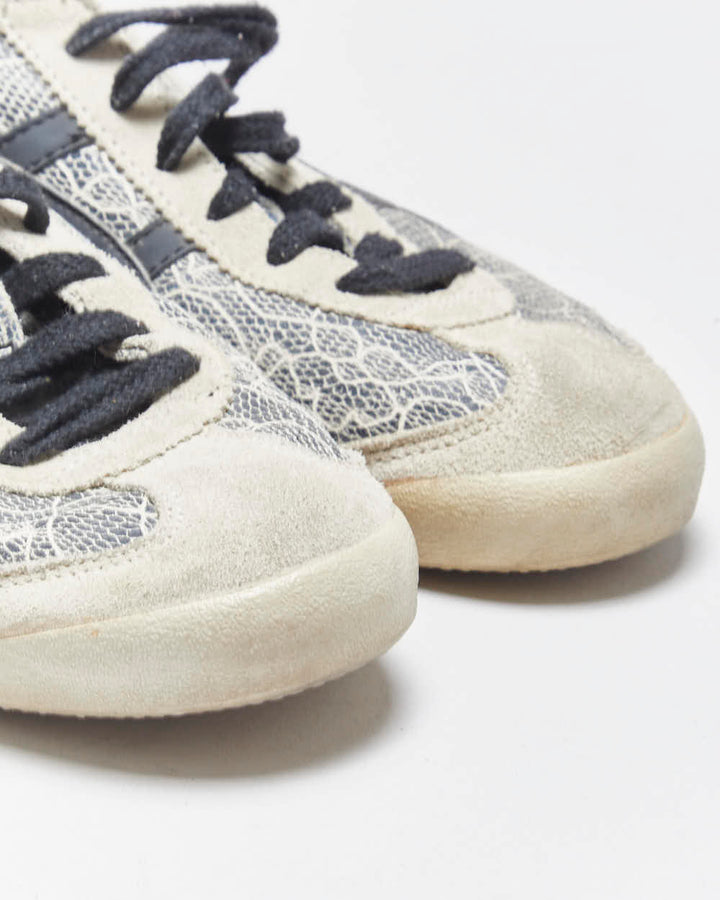 Vintage Onitsuka Tiger Suede/Leather Patterned HL474 Mexico 66 Trainers - UK6