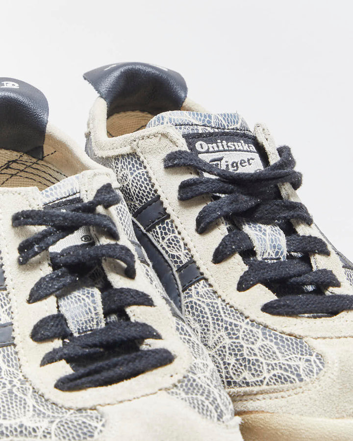 Vintage Onitsuka Tiger Suede/Leather Patterned HL474 Mexico 66 Trainers - UK6