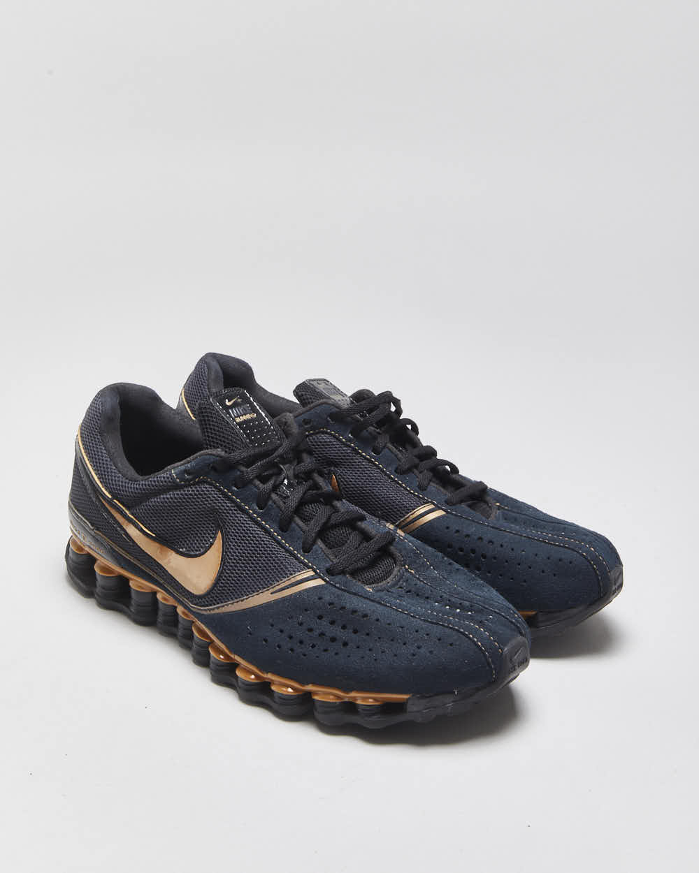 Vintage 2007 Y2K Nike Shox Saya Turbo Plus Bronze Women's Running Trainers - UK7