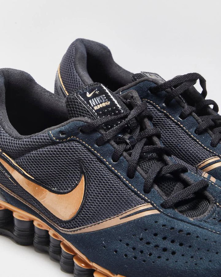 Vintage 2007 Y2K Nike Shox Saya Turbo Plus Bronze Women's Running Trainers - UK7