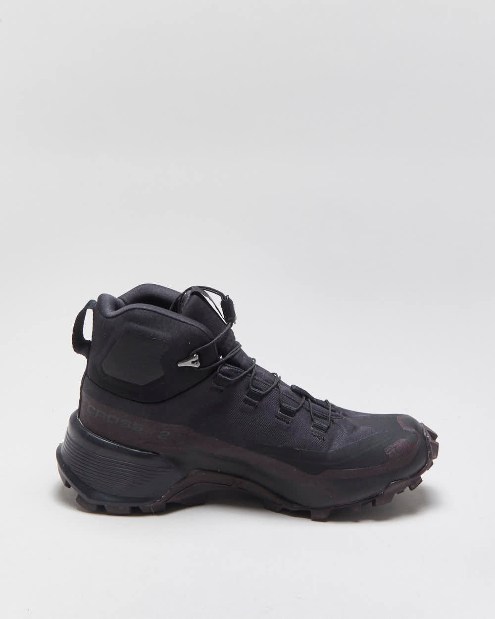 DS 2022 Salomon Cross Hike 2 GTX Mid Black/Plum Women's Gore-Tex Hiking Boots - UK4.5