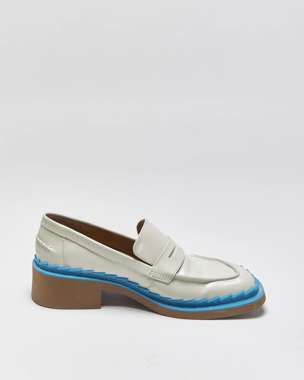 2023 Camper Women's Leather 'Taylor' Heeled Loafers - UK7
