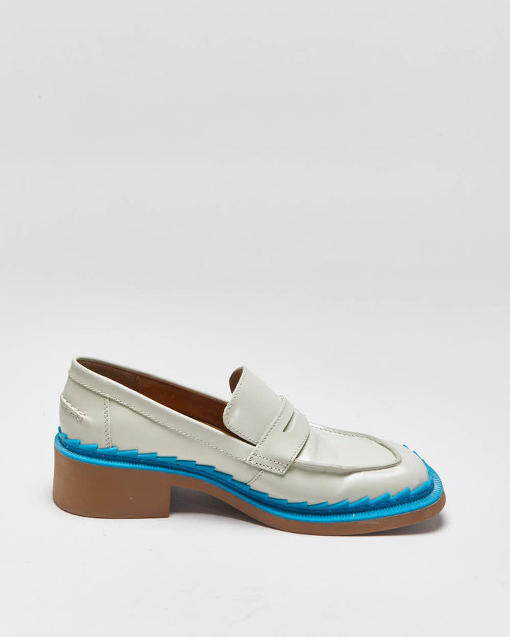 2023 Camper Women's Leather 'Taylor' Heeled Loafers - UK7
