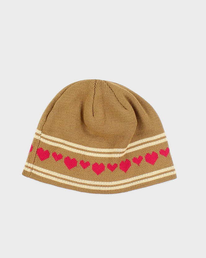 Vintage Y2K Billabong Heart Graphic Toque Beanie - OS