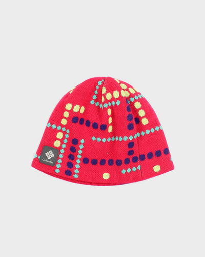 Vintage Columbia Patterned Skull Toque Beanie - OS