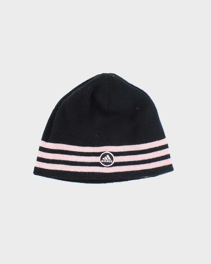 Vintage Adidas Striped Skull Toque Beanie - OS