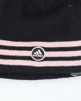 Vintage Adidas Striped Skull Toque Beanie - OS