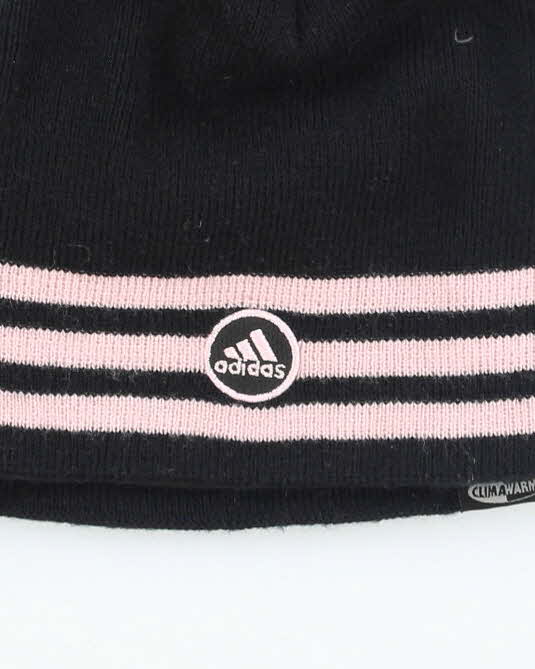 Vintage Adidas Striped Skull Toque Beanie - OS