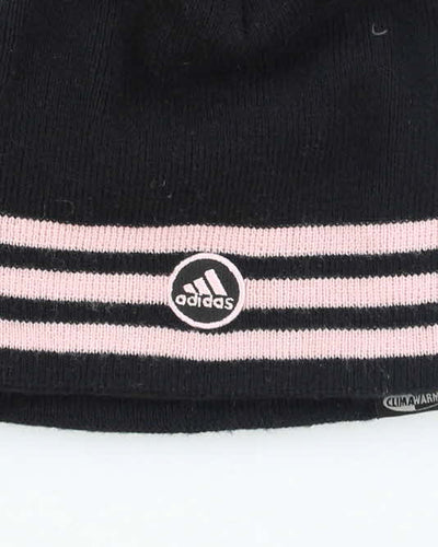 Vintage Adidas Striped Skull Toque Beanie - OS