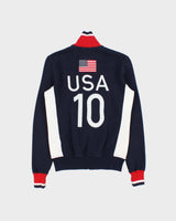 Vintage Polo Ralph Lauren Women's Vancouver 2010 Winter Olympics Team USA Embroidered Zip-Up Track Sweatshirt - S