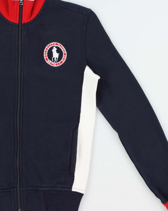Vintage Polo Ralph Lauren Women's Vancouver 2010 Winter Olympics Team USA Embroidered Zip-Up Track Sweatshirt - S