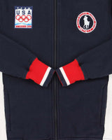 Vintage Polo Ralph Lauren Women's Vancouver 2010 Winter Olympics Team USA Embroidered Zip-Up Track Sweatshirt - S
