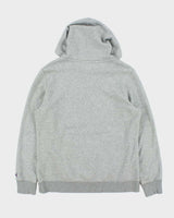 Vintage Puma Grey Marl Women's Midweight Embroidered Pullover Hoodie - XL